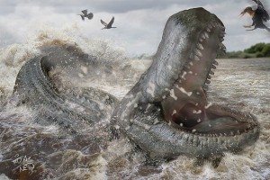 Jacaré pré-histórico do Acre tinha tamanho de um ônibus e mordia mais forte que um tiranossauro