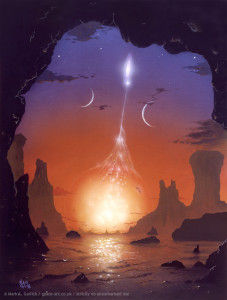 Amanhecer de um cataclismia