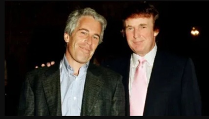 Donald Trump no Mar-a-Lago, clube onde vítimas relatam terem sido recrutadas