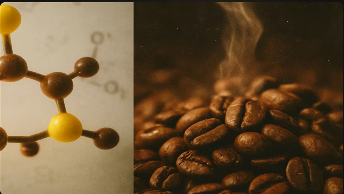 Representação artística de redes moleculares brilhantes interagindo