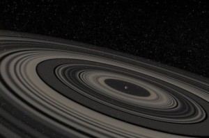 Cientistas divulgam exoplaneta com anéis 200 vezes maiores que os de Saturno