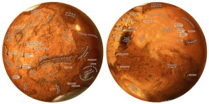 mapa Marte