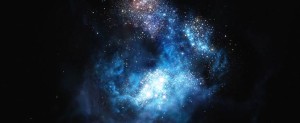 A impressão deste artista mostra CR7 uma galáxia muito distante descoberto usando o Very Large Telescope do ESO. É de longe a galáxia mais brilhante ainda encontrada no início do Universo e há fortes indícios de que exemplos da primeira geração de estrelas se escondem dentro dele. Estes objetos maciços, brilhantes, e anteriormente puramente teóricos foram os criadores dos primeiros elementos pesados ​​na história - os elementos necessários para forjar as estrelas em torno de nós hoje, os planetas que orbitam-los, e vida como a conhecemos. Esta galáxia recém-descoberta é três vezes mais brilhante do que o mais brilhante galáxia distante conhecido até agora.
