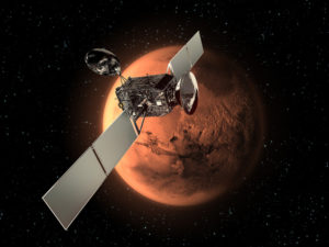 Orbitador TGO da missão ExoMars se separa do módulo de descida Schiaparelli